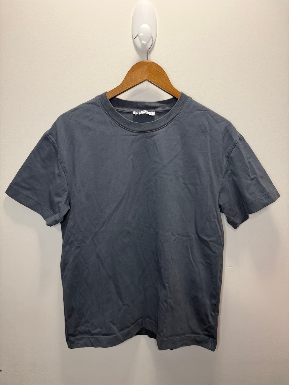 Men's Crew Neck Short Sleeve Tee - Gray 25.5x21